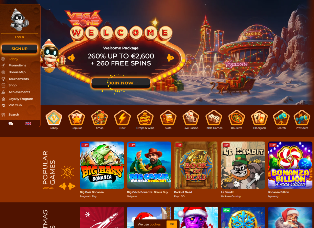 Recenzija Vegazone Casino